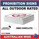 PROHIBITION SIGN - PS003 - NO SMOKING IN THIS AREA
